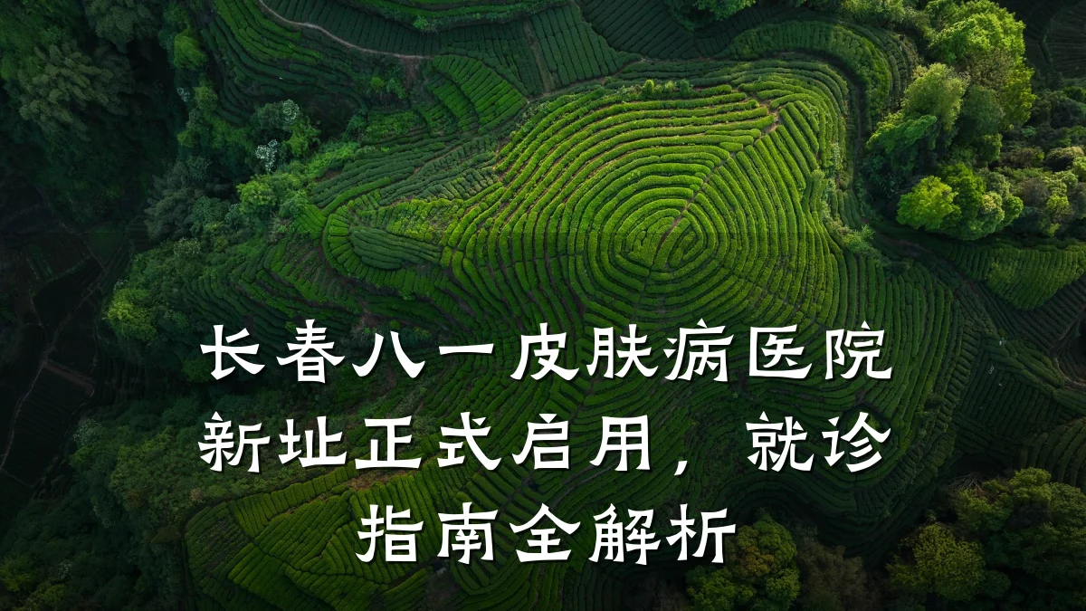 长春八一皮肤病医院新址正式启用,就诊指南全解析