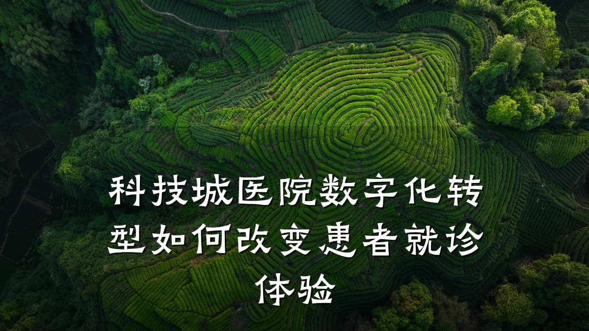 科技城医院数字化转型如何改变患者就诊体验