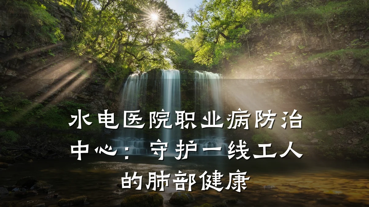 水电医院职业病防治中心：守护一线工人的肺部健康