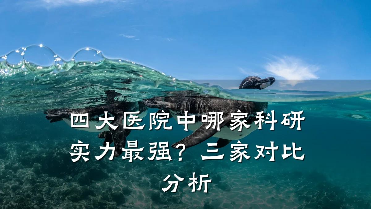 四大医院中哪家科研实力最强？三家对比分析