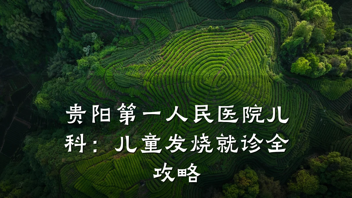 贵阳第一人民医院儿科:儿童发烧就诊全攻略