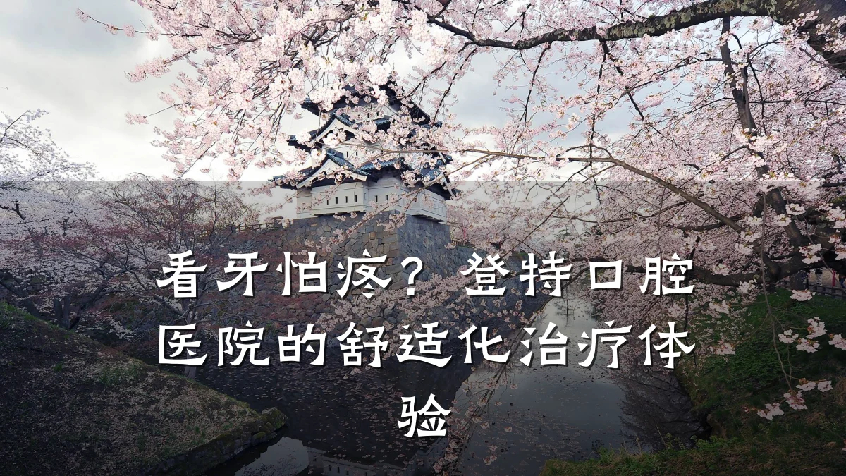 看牙怕疼?登特口腔医院的舒适化治疗体验