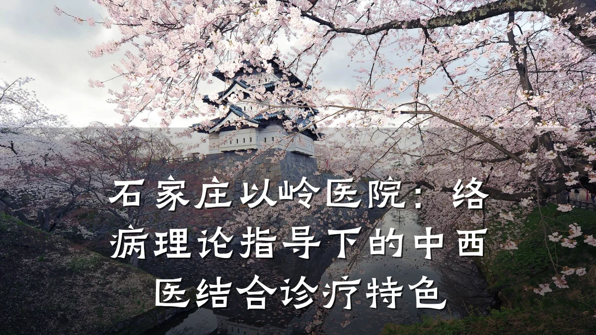 石家庄以岭医院:络病理论指导下的中西医结合诊疗特色