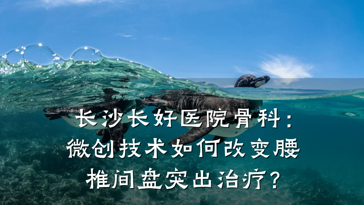 长沙长好医院骨科：微创技术如何改变腰椎间盘突出治疗？