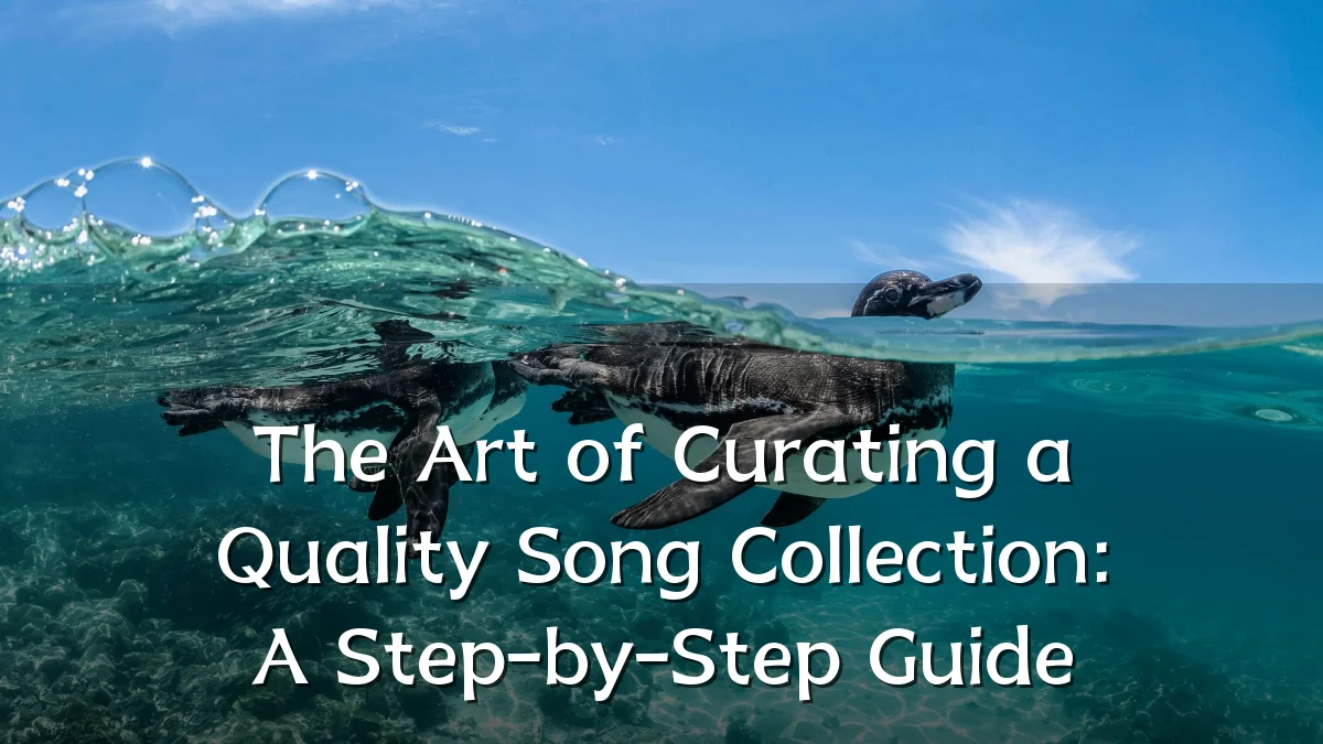 The Art of Curating a Quality Song Collection: A Step-by-Step Guide