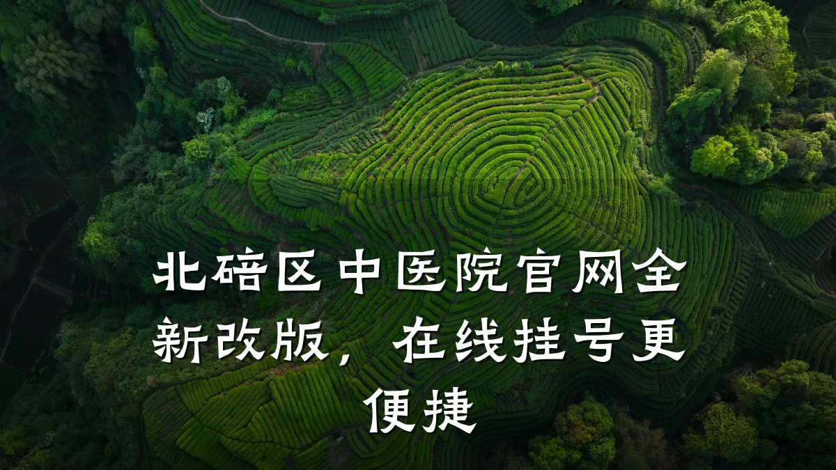 北碚区中医院官网全新改版,在线挂号更便捷