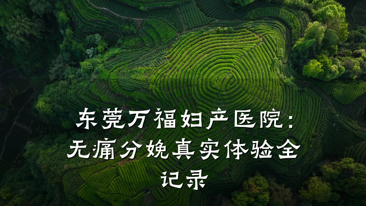 东莞万福妇产医院:无痛分娩真实体验全记录