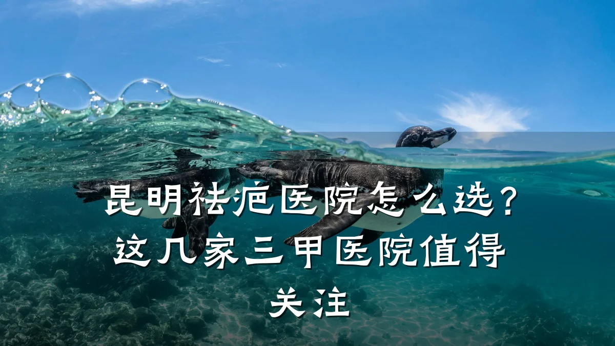 昆明祛疤医院怎么选?这几家三甲医院值得关注