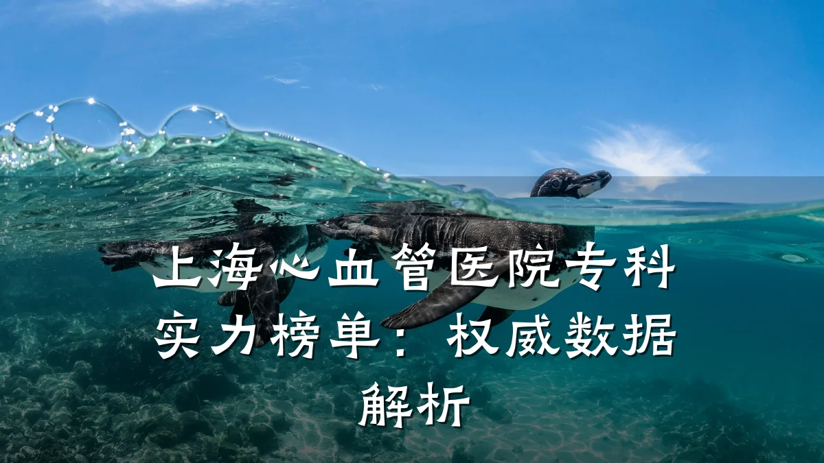 上海心血管医院专科实力榜单:权威数据解析