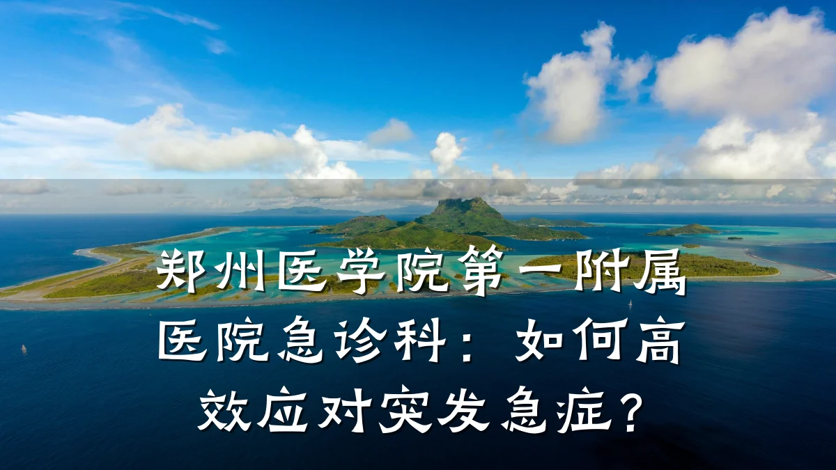 郑州医学院第一附属医院急诊科:如何高效应对突发急症?