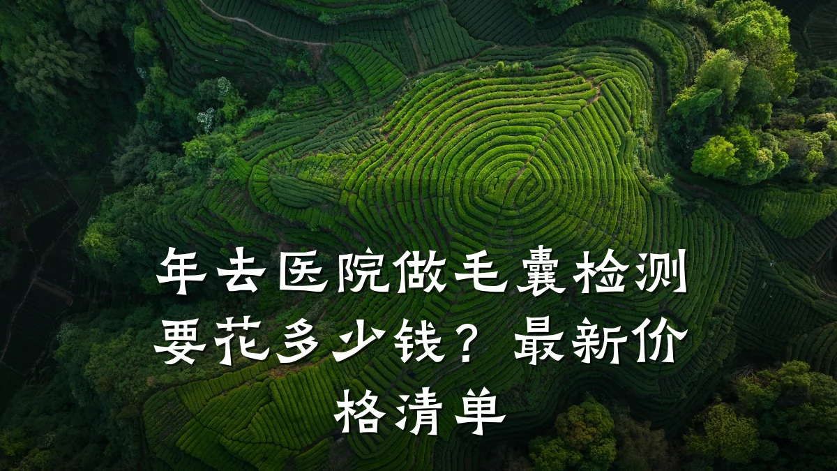 年去医院做毛囊检测要花多少钱?最新价格清单