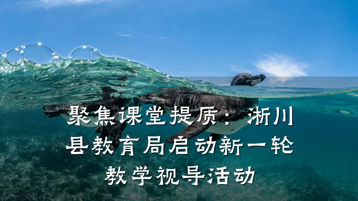 聚焦课堂提质：淅川县教育局启动新一轮教学视导活动