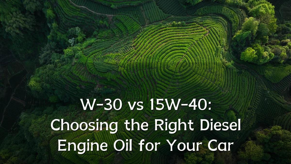 W-30 vs 15W-40: Choosing the Right Diesel Engine Oil for Your Car